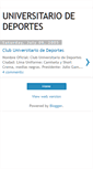 Mobile Screenshot of clubuniversitariodedeportes.blogspot.com