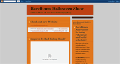 Desktop Screenshot of bareboneshalloweenshow.blogspot.com