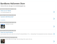 Tablet Screenshot of bareboneshalloweenshow.blogspot.com