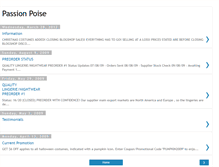 Tablet Screenshot of passionpoise.blogspot.com