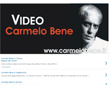 Tablet Screenshot of carmelobene.blogspot.com