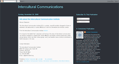 Desktop Screenshot of interculturalcommunications.blogspot.com