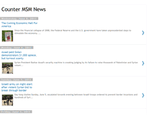 Tablet Screenshot of counter-msm-news.blogspot.com