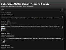 Tablet Screenshot of gutterglovekenosha.blogspot.com