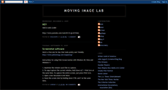 Desktop Screenshot of movingimagelab.blogspot.com