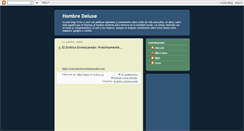 Desktop Screenshot of hombredeluxe.blogspot.com
