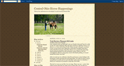 Desktop Screenshot of centralohiohorse.blogspot.com