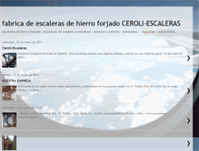 Tablet Screenshot of escaleras-ceroli.blogspot.com