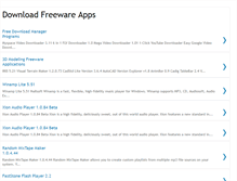 Tablet Screenshot of downloadfreewareapps.blogspot.com