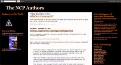 Desktop Screenshot of ncpauthors.blogspot.com