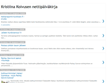 Tablet Screenshot of kristiinakoivunen.blogspot.com