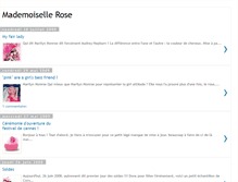 Tablet Screenshot of demoisellerose.blogspot.com