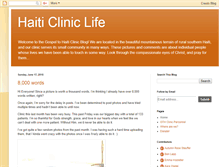 Tablet Screenshot of haiticliniclife.blogspot.com