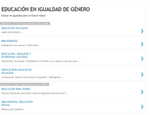 Tablet Screenshot of educacionenigualdad.blogspot.com