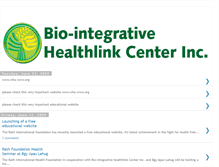Tablet Screenshot of biointegrative.blogspot.com