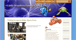 Desktop Screenshot of littlewonders-familychildcare.blogspot.com