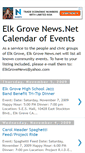 Mobile Screenshot of elkgrovecalendarofevents.blogspot.com