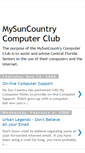 Mobile Screenshot of mysuncountrycomputerclub.blogspot.com