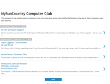 Tablet Screenshot of mysuncountrycomputerclub.blogspot.com