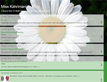 Tablet Screenshot of misskahrimanis.blogspot.com