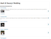 Tablet Screenshot of markandstaceywedding.blogspot.com