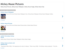 Tablet Screenshot of mickeymousepictures.blogspot.com