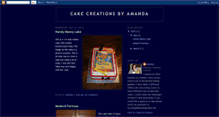 Desktop Screenshot of amandas-cakes.blogspot.com