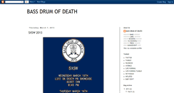Desktop Screenshot of bassdrumofdeath.blogspot.com