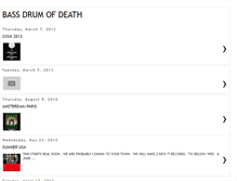 Tablet Screenshot of bassdrumofdeath.blogspot.com