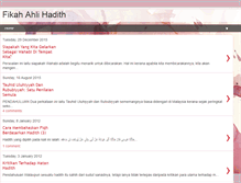 Tablet Screenshot of fikahhadith.blogspot.com