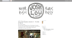 Desktop Screenshot of joshandlou.blogspot.com