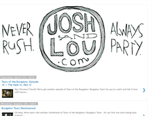 Tablet Screenshot of joshandlou.blogspot.com