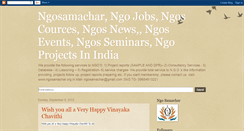 Desktop Screenshot of ngosamachar.blogspot.com