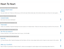 Tablet Screenshot of hearttoheartartshow.blogspot.com