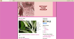Desktop Screenshot of petticoatposseroundup.blogspot.com