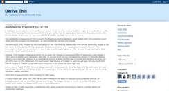 Desktop Screenshot of derivethis.blogspot.com
