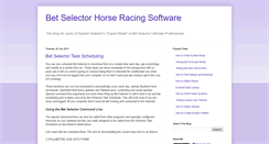 Desktop Screenshot of betselector.blogspot.com