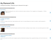 Tablet Screenshot of my-diamond-life.blogspot.com