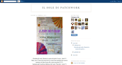 Desktop Screenshot of ilsoledipatchwork.blogspot.com