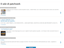 Tablet Screenshot of ilsoledipatchwork.blogspot.com