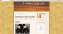 Desktop Screenshot of lesoleildemamzelle.blogspot.com