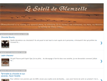 Tablet Screenshot of lesoleildemamzelle.blogspot.com