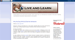 Desktop Screenshot of liveandlearnasia.blogspot.com