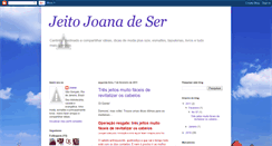 Desktop Screenshot of jeitojoanadeser.blogspot.com
