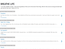 Tablet Screenshot of breathelifewithjulie.blogspot.com