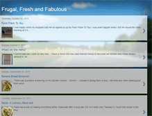 Tablet Screenshot of frugalfreshfabulous.blogspot.com