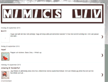 Tablet Screenshot of mimicsliv.blogspot.com