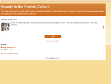 Tablet Screenshot of emiratibeauty.blogspot.com
