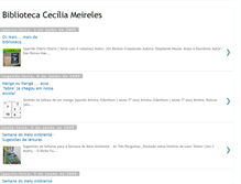 Tablet Screenshot of bibliotecacecimeireles.blogspot.com