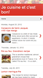 Mobile Screenshot of jecuisinetout.blogspot.com